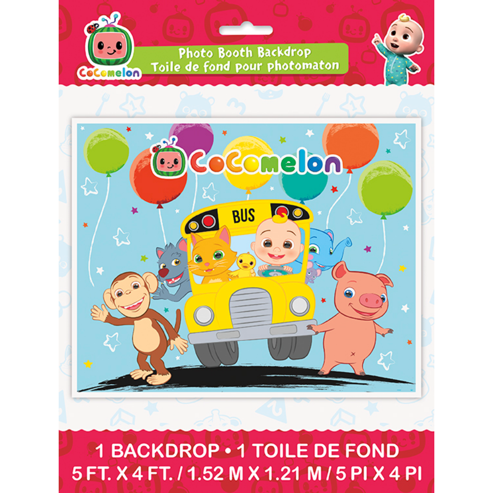 CoComelon Photo Booth Backdrop 5' x 4'
