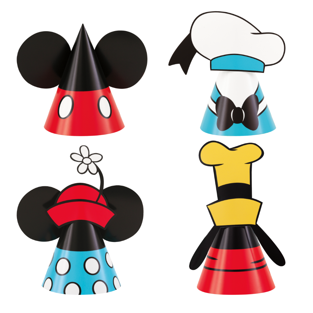 Mickey Mouse Paper Hats 8ct - Image 6