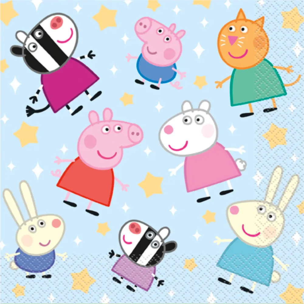 Peppa Pig Lunch Napkins 16ct