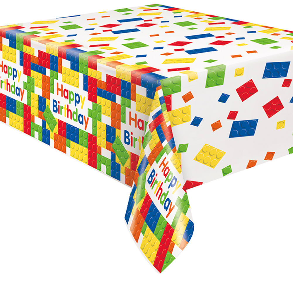 Building Blocks Table Cover 54 x 84"