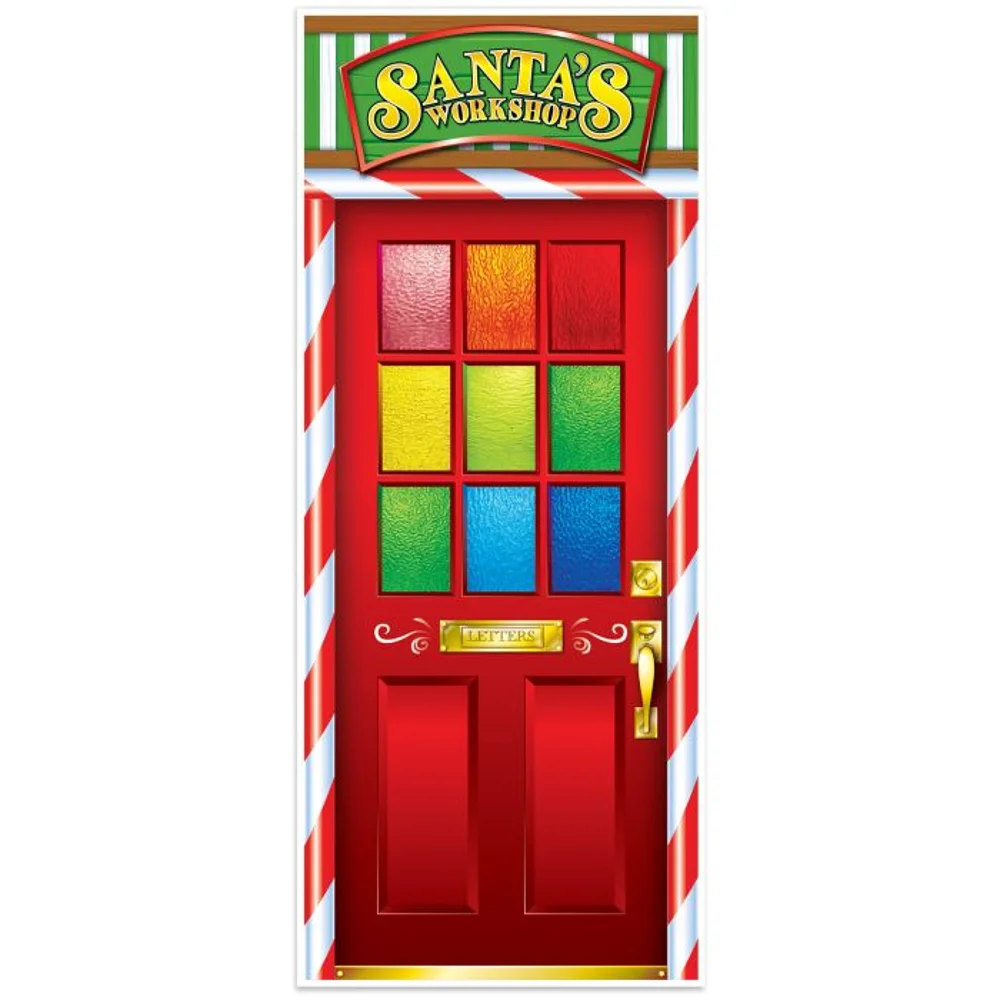6' Santa's Workshop Door Cover
