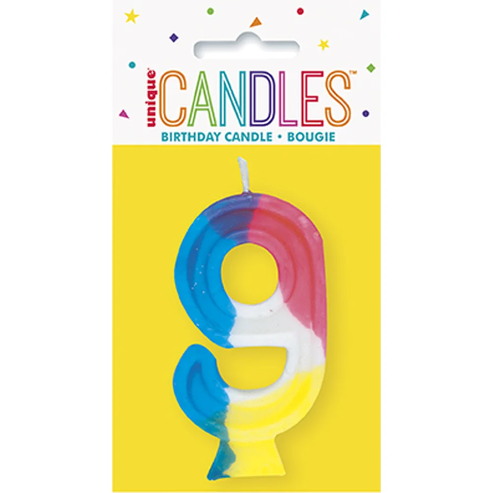 Rainbow Candle #9