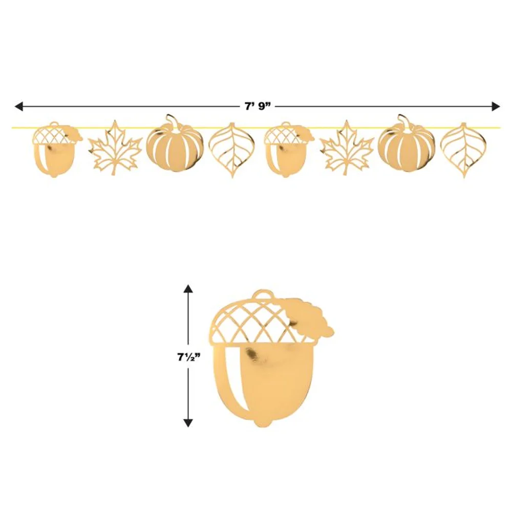 8ft Foil Fall Streamer - Image 3