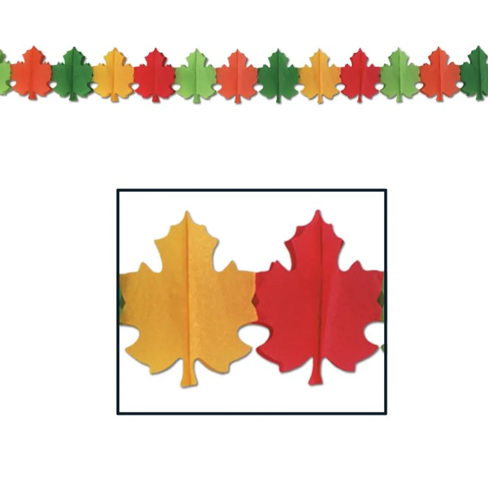 6ft Autumn Leaf Garland