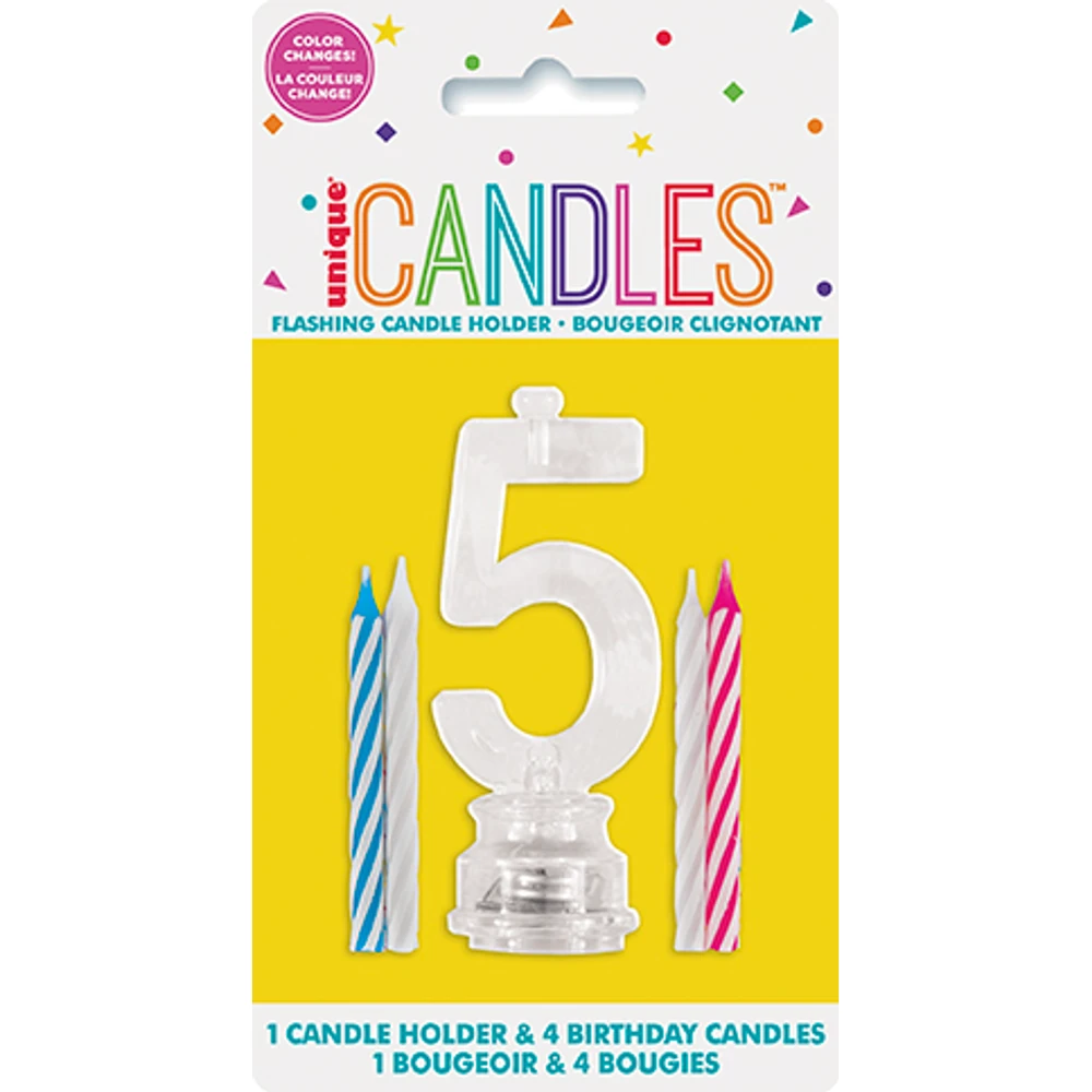 MulticolorFlashing #5 Candle - Image 8